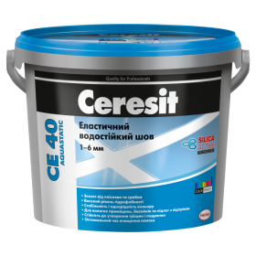 Ceresit CE 40 AQUASTATIC Еластичний водостійкий шов 1–6 мм